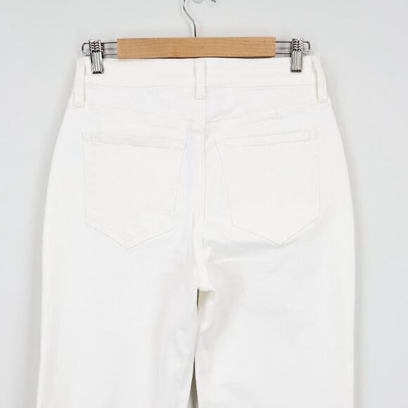 J.Crew '96 Curvy Slim Wide Jean White Denim Size 27 NWT - Picture 9 of 10